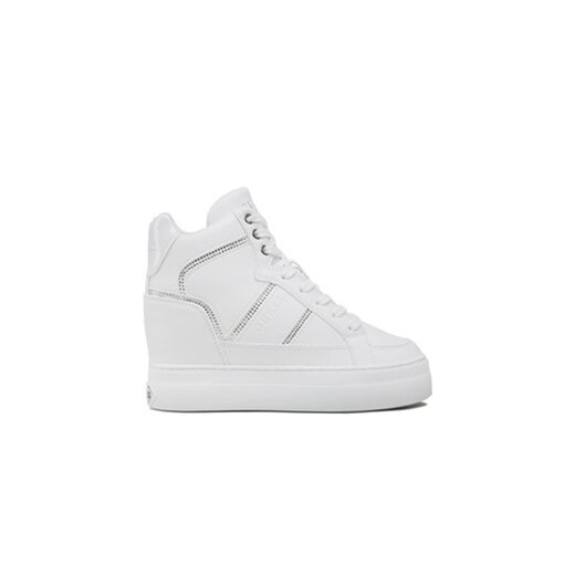 Guess Sneakersy Giala FL5ALA ELE12 Biały ze sklepu MODIVO w kategorii Trampki damskie - zdjęcie 170852721