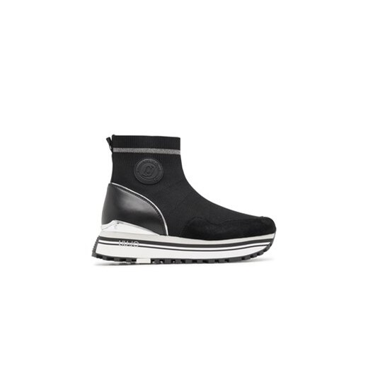 Liu Jo Sneakersy Maxi Wonder 66 BF3101 TX047 Czarny ze sklepu MODIVO w kategorii Buty sportowe damskie - zdjęcie 170852760