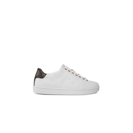 Guess Sneakersy FLJROS ELE12 Biały ze sklepu MODIVO w kategorii Buty sportowe damskie - zdjęcie 170852773