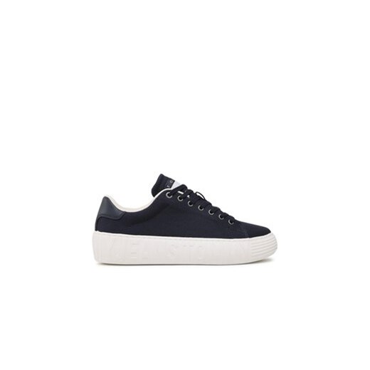 Tommy Jeans Sneakersy Canvas Outsole EM0EM01160 Granatowy Tommy Jeans 44 MODIVO