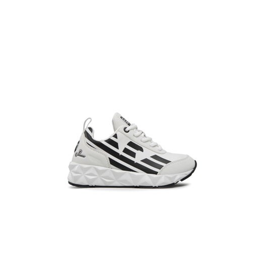 EA7 Emporio Armani Sneakersy XSX105 XOT54 Q491 Biały ze sklepu MODIVO w kategorii Buty sportowe dziecięce - zdjęcie 170852902