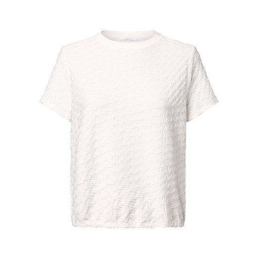 Opus Koszulka damska - Saanu Kobiety biały wypukły wzór tkaniny ze sklepu vangraaf w kategorii Bluzki damskie - zdjęcie 170853673