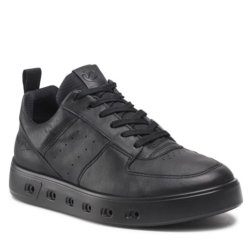Sneakersy ECCO Street 720 M GORE-TEX 52081401001 Black ze sklepu eobuwie.pl w kategorii Buty sportowe męskie - zdjęcie 170853854