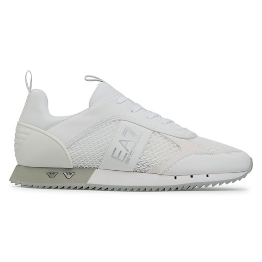 Sneakersy EA7 Emporio Armani X8X027 XK050 00175 White/Silver ze sklepu eobuwie.pl w kategorii Buty sportowe męskie - zdjęcie 170854202