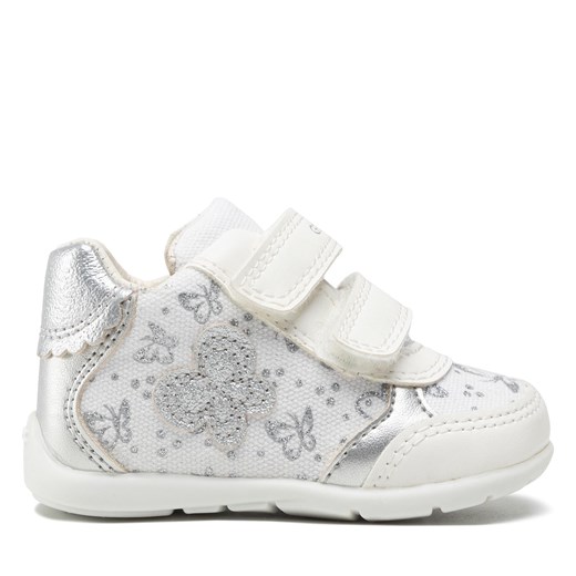Sneakersy Geox B Elthan G. A B251QA 0AW54 C0007 White/Silver Geox 26 wyprzedaż eobuwie.pl