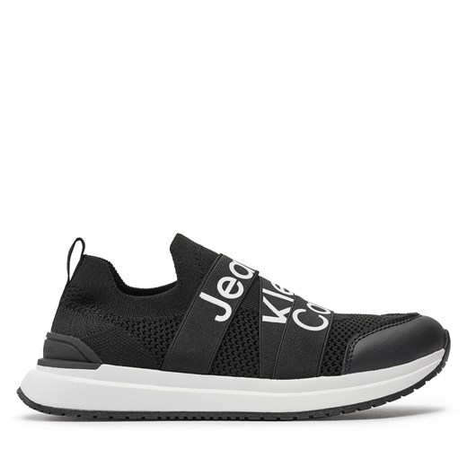 Sneakersy Calvin Klein Jeans V3X9-80894-0702 S Czarny ze sklepu eobuwie.pl w kategorii Buty sportowe dziecięce - zdjęcie 170854274