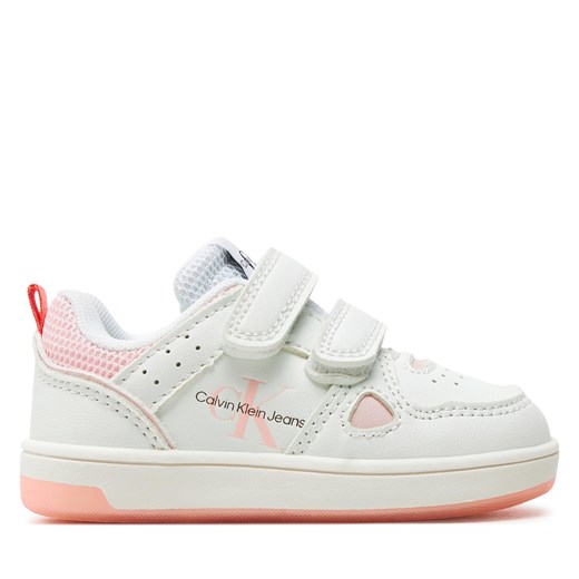 Sneakersy Calvin Klein Jeans V1A9-80783-1355 M White/Pink X134 24 eobuwie.pl
