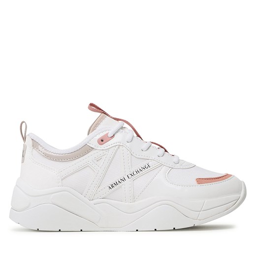 Sneakersy Armani Exchange XDX039 XV311 K643 White/Rose Armani Exchange 36 eobuwie.pl