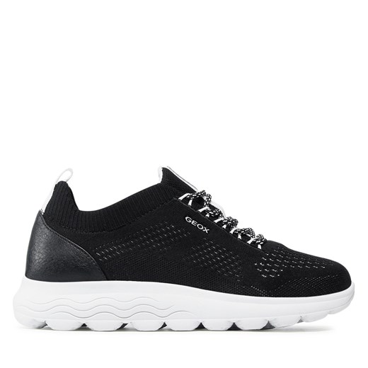 Sneakersy Geox D Spherica A D15NUA 0006K C9999 Black ze sklepu eobuwie.pl w kategorii Buty sportowe damskie - zdjęcie 170854640
