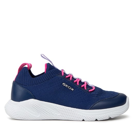 Sneakersy Geox J Sprintye G. B J25FWB 0006K C4268 S Navy/Fuchsia Geox 35 promocja eobuwie.pl