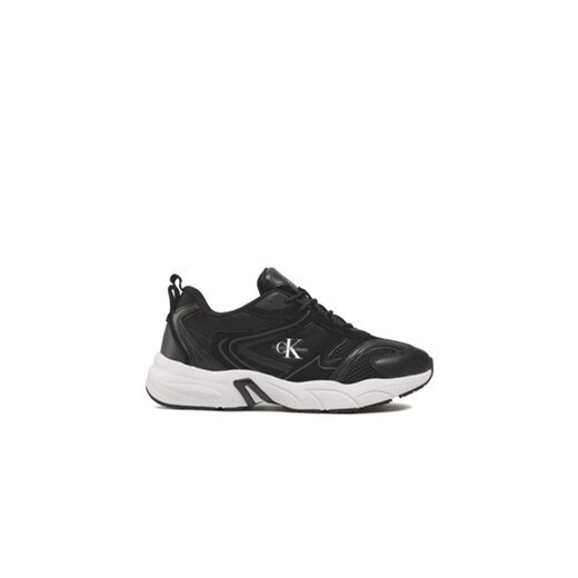 Calvin Klein Jeans Sneakersy Retro Tennis Su-Mesh YM0YM00589 Czarny ze sklepu MODIVO w kategorii Buty sportowe męskie - zdjęcie 170855674