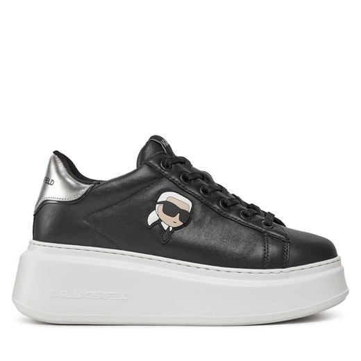 Sneakersy KARL LAGERFELD KL63530N Black Lthr 000 ze sklepu eobuwie.pl w kategorii Buty sportowe damskie - zdjęcie 170859992