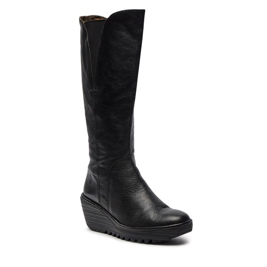 Kozaki Fly London Yust P500327029 Black Fly London 40 okazyjna cena eobuwie.pl