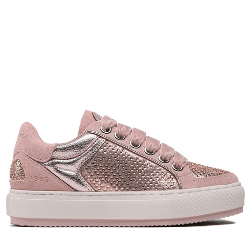 Sneakersy Kurt Geiger Southbank 9564353109 Pale Pink ze sklepu eobuwie.pl w kategorii Trampki damskie - zdjęcie 170860371