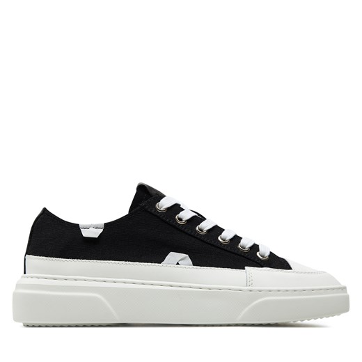 Sneakersy Inuikii Canvas Lex Low 50102-991 Black ze sklepu eobuwie.pl w kategorii Trampki męskie - zdjęcie 170860463