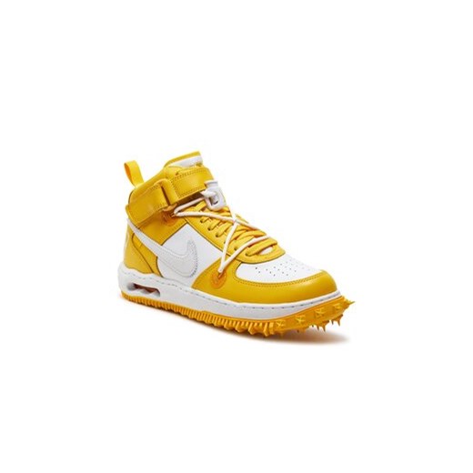 Buty sportowe męskie żółte Nike air force sznurowane 
