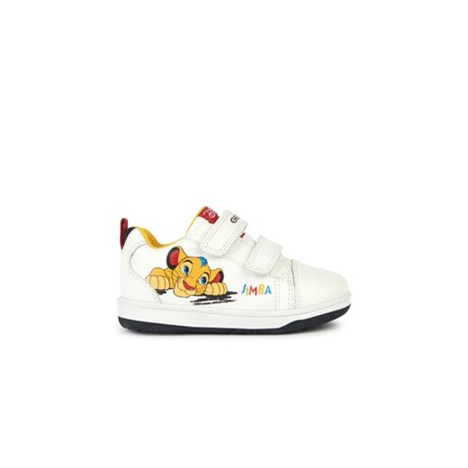 Geox Sneakersy B New Flick Boy B361LA 00085 C0404 M Biały ze sklepu MODIVO w kategorii Trampki dziecięce - zdjęcie 170863774