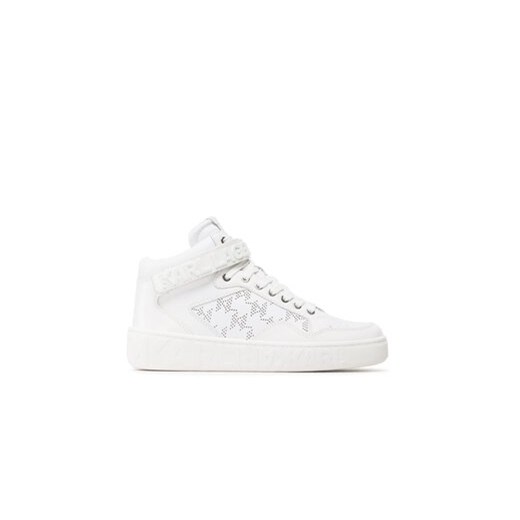 KARL LAGERFELD Sneakersy KL61056 Biały ze sklepu MODIVO w kategorii Buty sportowe damskie - zdjęcie 170863873