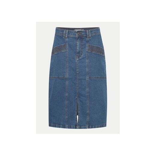 Fransa Spódnica jeansowa 20614465 Niebieski Regular Fit ze sklepu MODIVO w kategorii Spódnice - zdjęcie 170864202