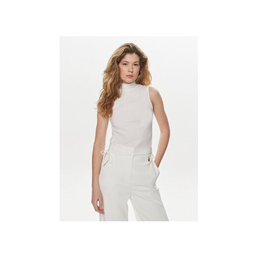 Brave Soul Top LV-69MACIE Biały Slim Fit ze sklepu MODIVO w kategorii Bluzki damskie - zdjęcie 170864210