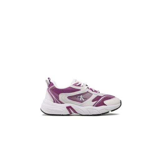 Calvin Klein Jeans Sneakersy Retro Tennis Su-Mesh W YW0YW00891 Różowy ze sklepu MODIVO w kategorii Buty sportowe damskie - zdjęcie 170864290