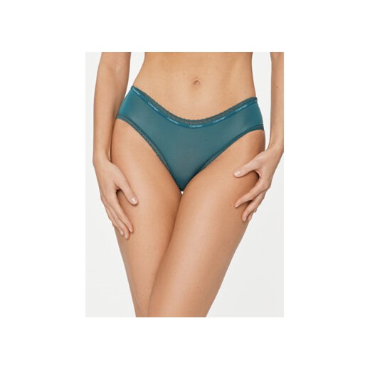 Calvin Klein Underwear Figi klasyczne 000QD3767E Zielony ze sklepu MODIVO w kategorii Majtki damskie - zdjęcie 170864312