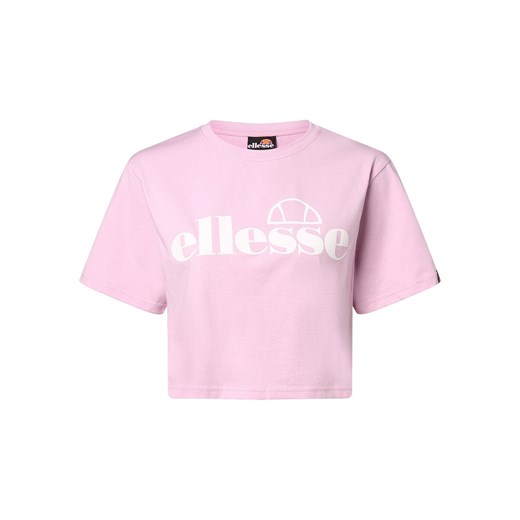 ellesse Koszulka damska - Silo Kobiety Bawełna różowy nadruk ze sklepu vangraaf w kategorii Bluzki damskie - zdjęcie 170866213