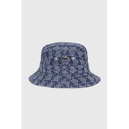 Lacoste kapelusz dwustronny kolor niebieski Lacoste L ANSWEAR.com
