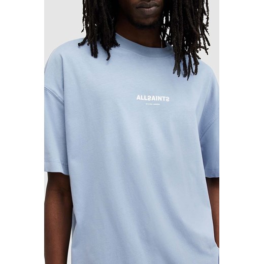 T-shirt męski AllSaints z krótkim rękawem z nadrukami 
