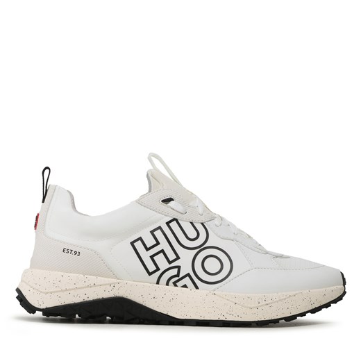 Sneakersy Hugo 50498701 White 100 ze sklepu eobuwie.pl w kategorii Buty sportowe męskie - zdjęcie 170867602