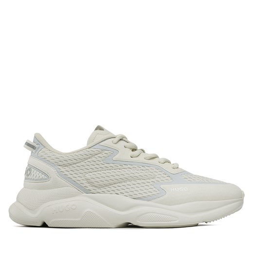 Sneakersy Hugo Leon 50498685 Light/Pastel Grey 50 ze sklepu eobuwie.pl w kategorii Buty sportowe męskie - zdjęcie 170867612