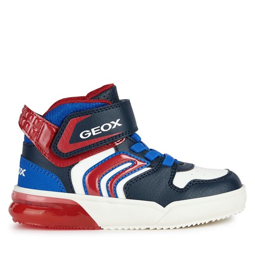 Sneakersy Geox J Grayjay Boy J369YD 0BU11 C0735 S Navy/Red Geox 31 eobuwie.pl promocyjna cena