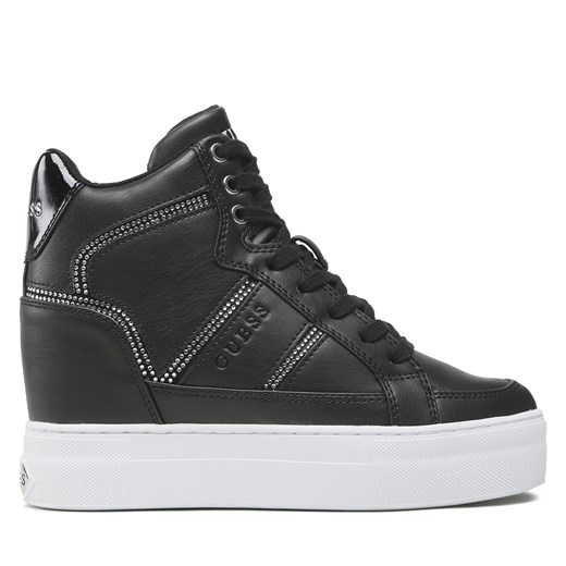 Sneakersy Guess Giala FL5ALA ELE12 Czarny ze sklepu eobuwie.pl w kategorii Trampki damskie - zdjęcie 170868020