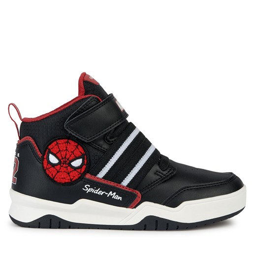 Sneakersy Geox SPIDER-MAN J Perth Boy J367RD 05411 C0048 S Czarny ze sklepu eobuwie.pl w kategorii Półbuty dziecięce - zdjęcie 170868131