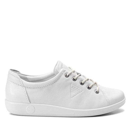 Sneakersy ECCO Soft 2.0 20650301007 White ze sklepu eobuwie.pl w kategorii Trampki damskie - zdjęcie 170868172