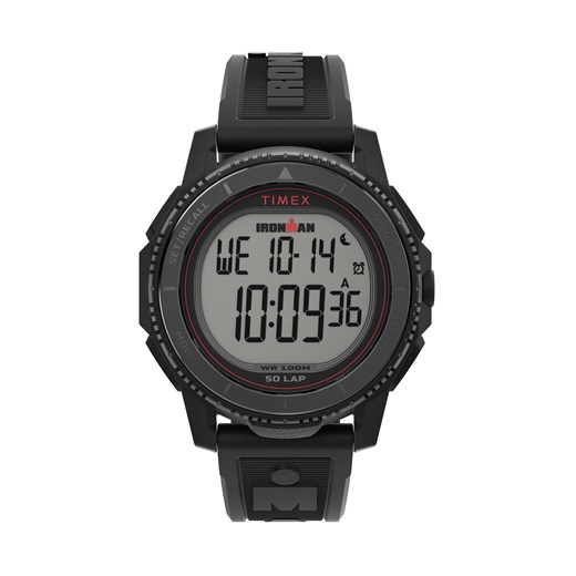 Zegarek Timex Ironman Finisher Adrenaline TW5M57800 Czarny ze sklepu eobuwie.pl w kategorii Zegarki - zdjęcie 170868233