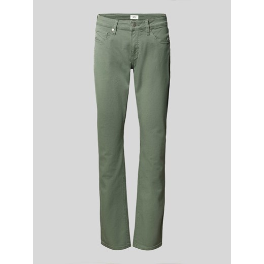 Spodnie o kroju slim fit w jednolitym kolorze ze sklepu Peek&Cloppenburg  w kategorii Jeansy damskie - zdjęcie 170869171