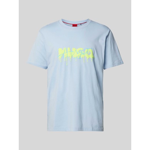 T-shirt z nadrukiem z logo model ‘Dacation’ ze sklepu Peek&Cloppenburg  w kategorii T-shirty męskie - zdjęcie 170869414