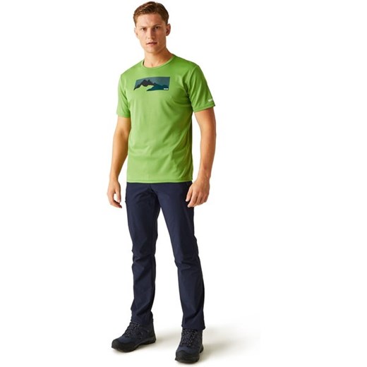 T-shirt męski zielony Regatta 