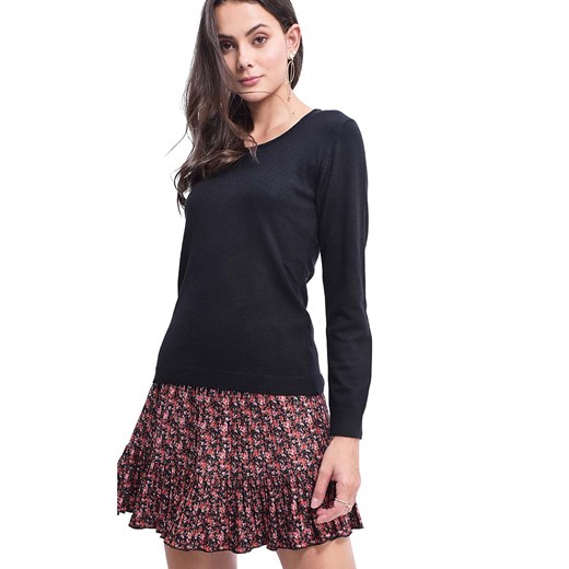 ASSUILI Sweter w kolorze czarnym ze sklepu Limango Polska w kategorii Swetry damskie - zdjęcie 170872121