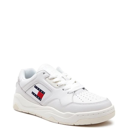 Tommy Jeans Skórzane sneakersy NEW BASKET Tommy Jeans 38 wyprzedaż Gomez Fashion Store