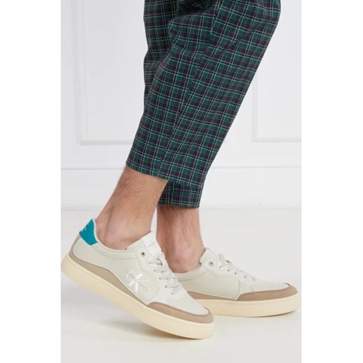 CALVIN KLEIN JEANS Skórzane sneakersy CLASSIC CUPSOLE LOW LTH ML FAD 44 okazja Gomez Fashion Store