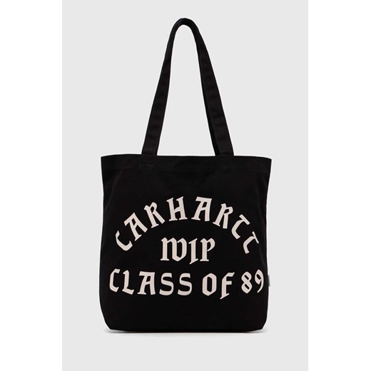 Carhartt WIP torebka Canvas Graphic Tote kolor czarny I031597.28HXX ze sklepu PRM w kategorii Torby Shopper bag - zdjęcie 170874614