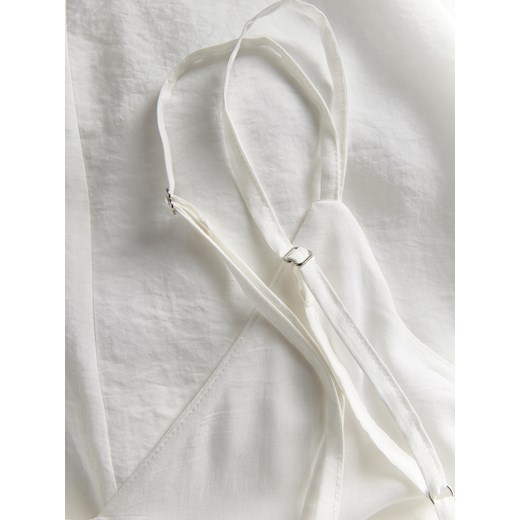 Reserved - Sukienka z modalem - biały Reserved XS Reserved