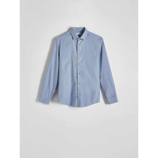 Reserved - Bawełniana koszula regular fit - niebieski Reserved XL Reserved