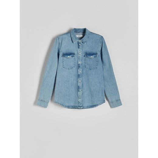 Reserved - Koszula jeansowa - niebieski ze sklepu Reserved w kategorii Koszule damskie - zdjęcie 170875910