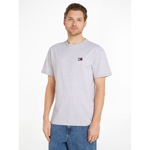 TOMMY JEANS Koszulka w kolorze jasnoszarym ze sklepu Limango Polska w kategorii T-shirty męskie - zdjęcie 170877474