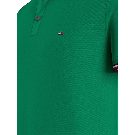 Tommy Hilfiger Koszulka polo w kolorze zielonym Tommy Hilfiger M promocyjna cena Limango Polska