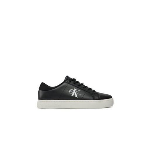 Calvin Klein Jeans Sneakersy Classic Cupsole Low Laceup Lth YM0YM00864 Czarny ze sklepu MODIVO w kategorii Trampki męskie - zdjęcie 170878222