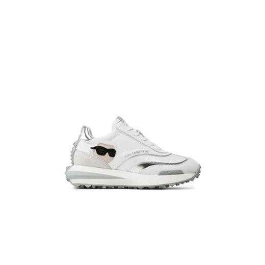 KARL LAGERFELD Sneakersy KL62930N Biały ze sklepu MODIVO w kategorii Buty sportowe damskie - zdjęcie 170878441